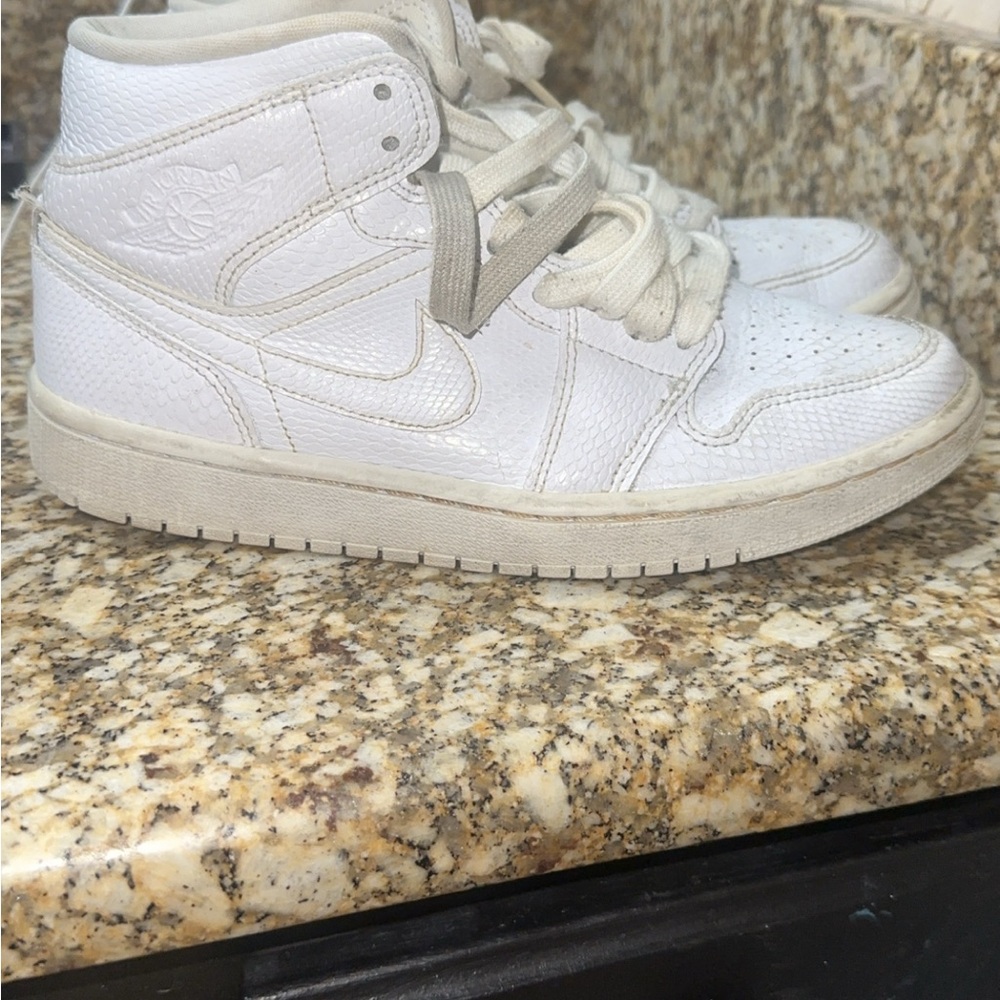 Nike White High-Top Sneakers